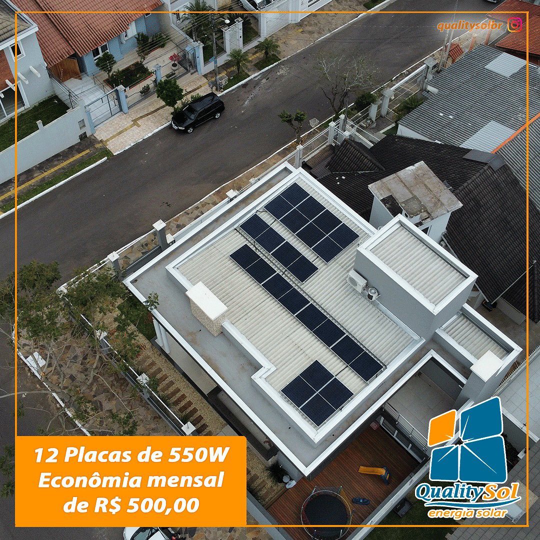 KIT ENERGIA SOLAR NA ZONA SUL EM PORTO ALEGRE - RS