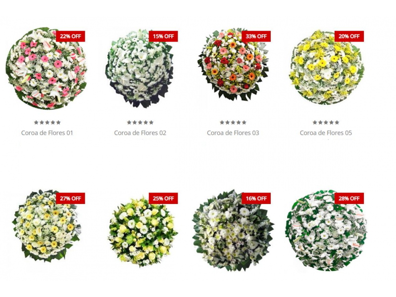 COROA DE FLORES 24 HORAS EM INHAÚMA - RJ