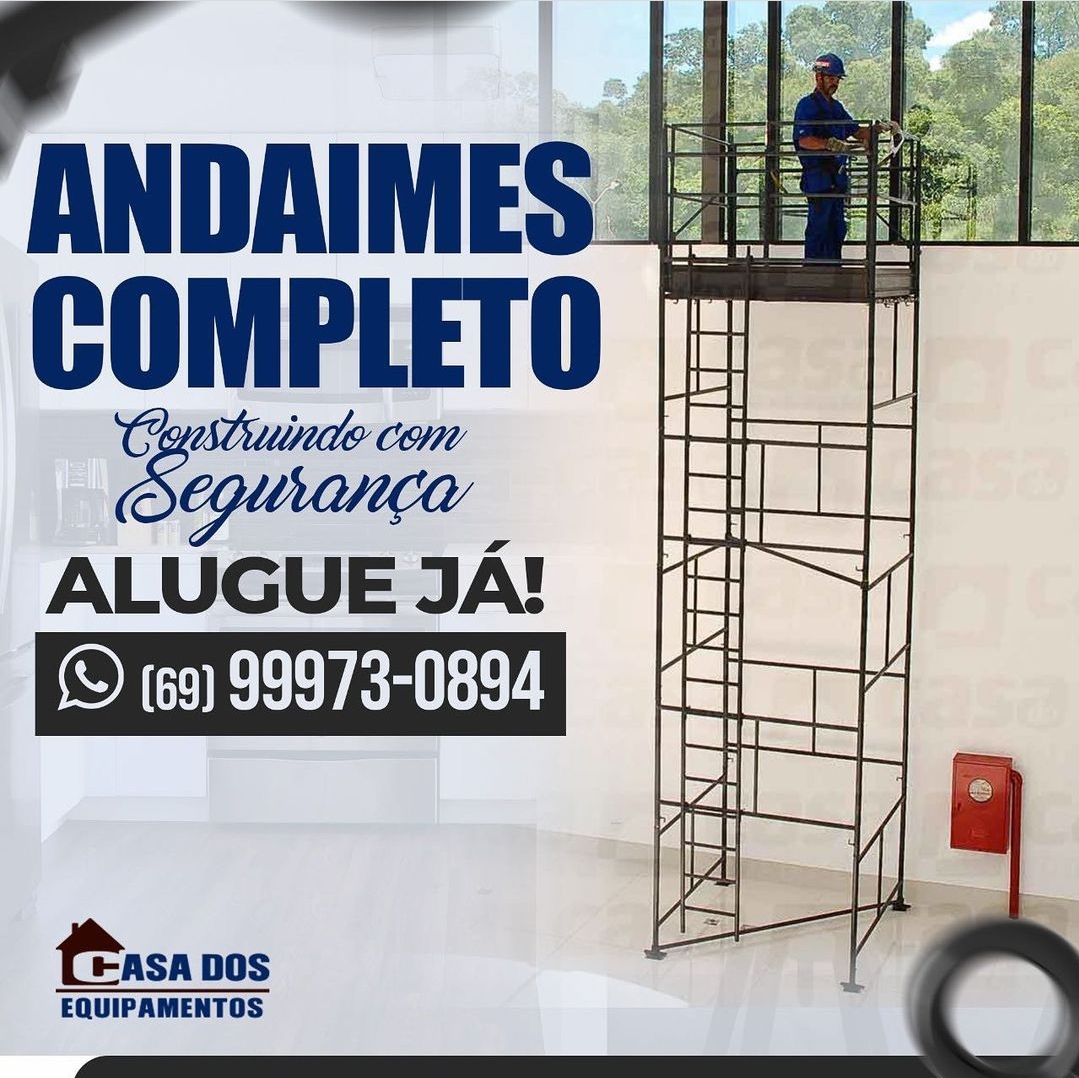 Aluguel de Equipamentos para Construção em Porto Velho. CASA dos EQUIPAMENTOS 