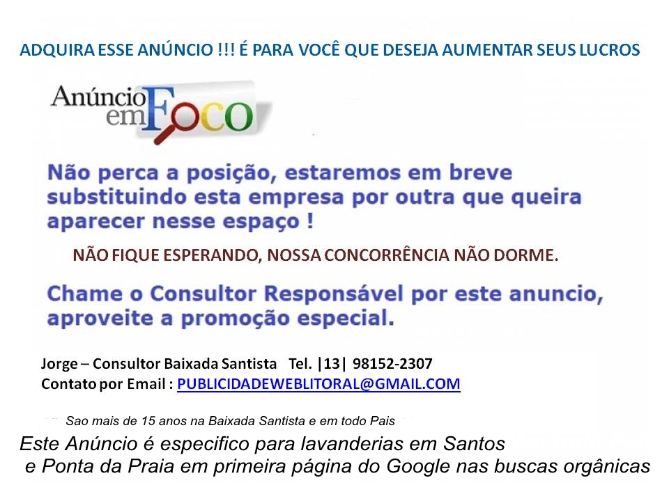 Lavanderia Pontada Praia 