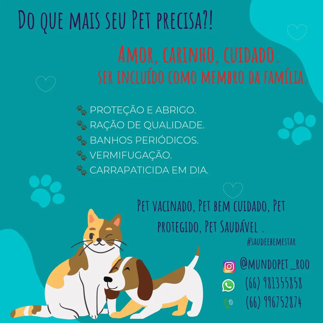 VETERINÁRIA E PET SHOP EM RONDONÓPOLIS - MT