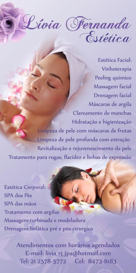 ESTETICISTA HOME CARE NO LEBLON