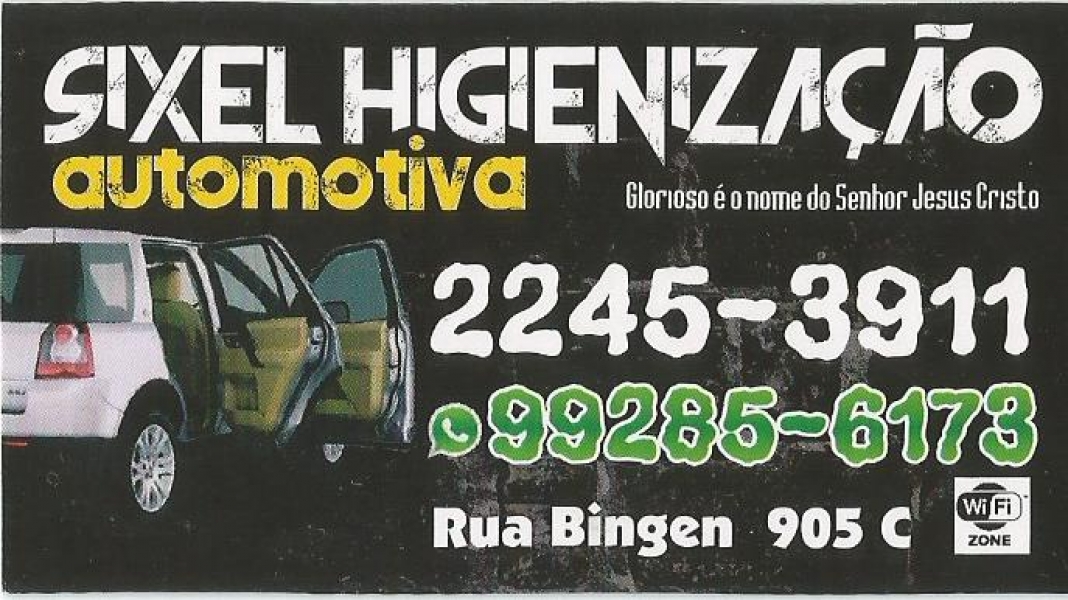 Sixel Higienização Automotiva.