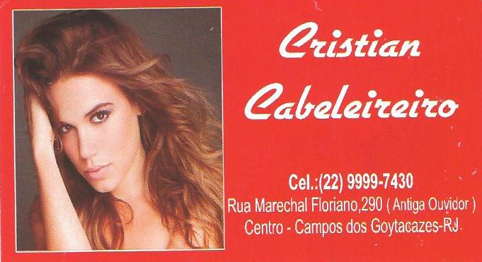 CRISTIAN CABELEIREIRO EM CAMPOS DOS GOYTACAZES