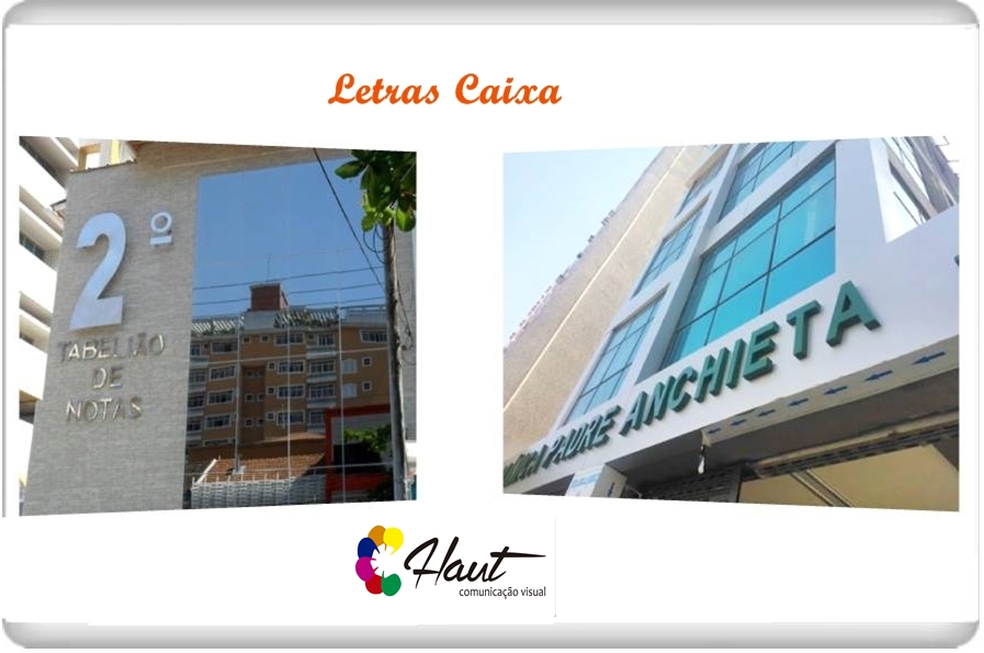 Letras Caixa em Santos Orçamento sem compromisso