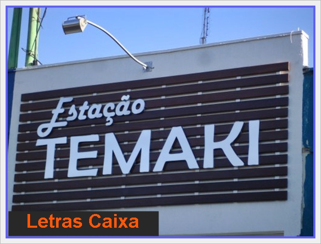 Letras Caixa em Santos Orçamento sem compromisso