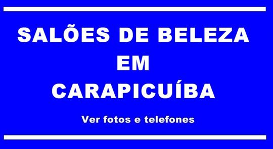 Salões de beleza em Carapicuíba