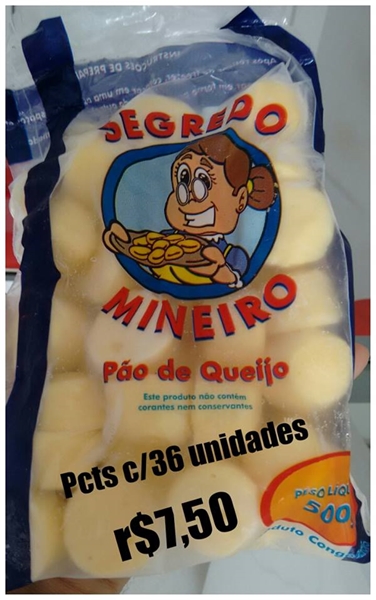 PAO DE QUEIJO CONGELADO ARAGUAINA TO