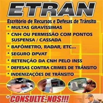 ETRAN ESCRITÓRIO DE RECURSO E DEFESA DE INFRAÇÃO DE TRÂNSITO