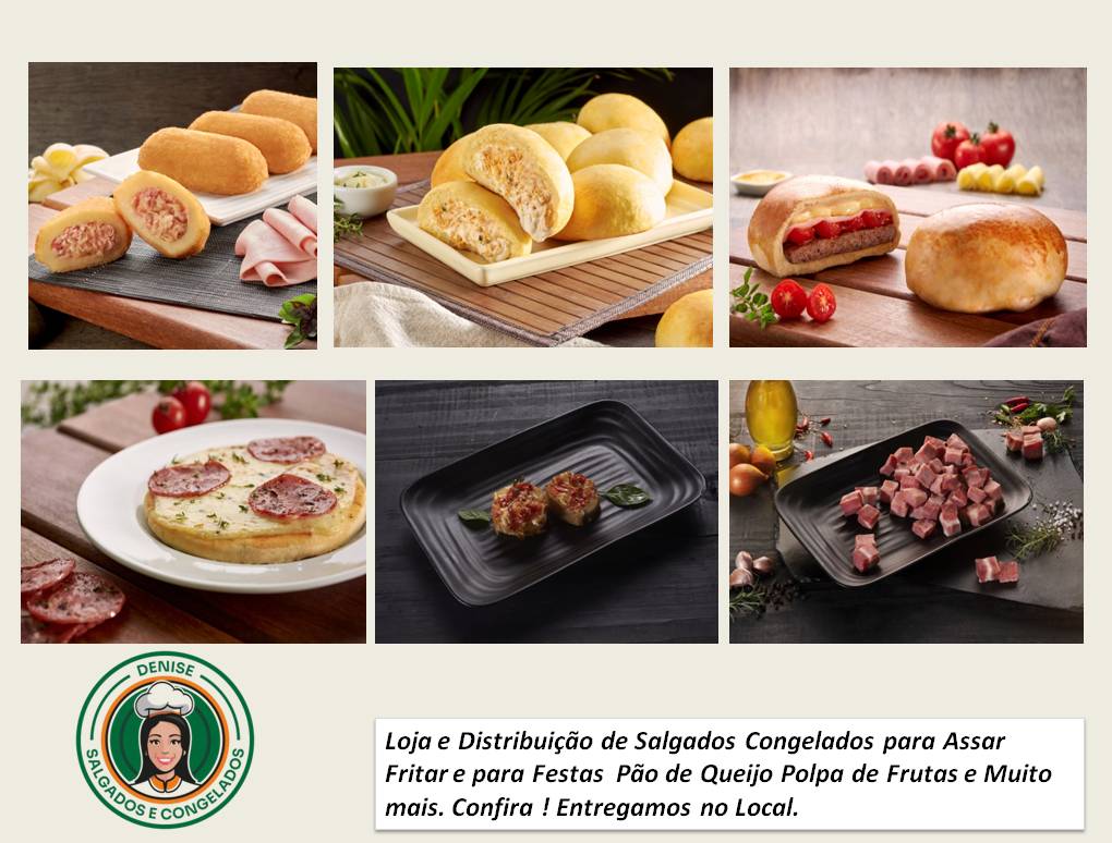 Distribuidora de Salgados Congelados Peruíbe para Fritar e Assar Venda atacado e Varejo  
