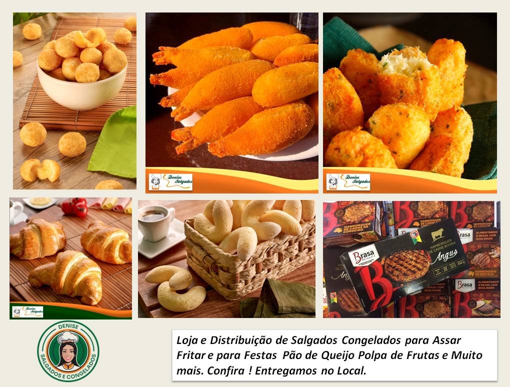 Distribuidora de Salgados Congelados Peruíbe para Fritar e Assar Venda atacado e Varejo  
