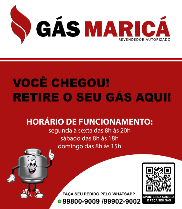DISK ENTREGA DE GÁS EM MARICÁ - RJ