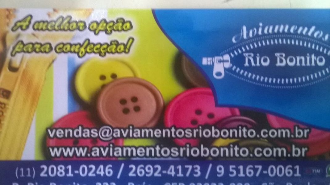 AVIAMENTOS RIO BONITO