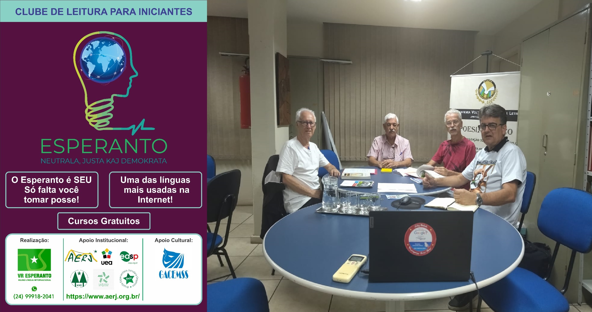 CURSOS DE ESPERANTO EM VOLTA REDONDA RJ