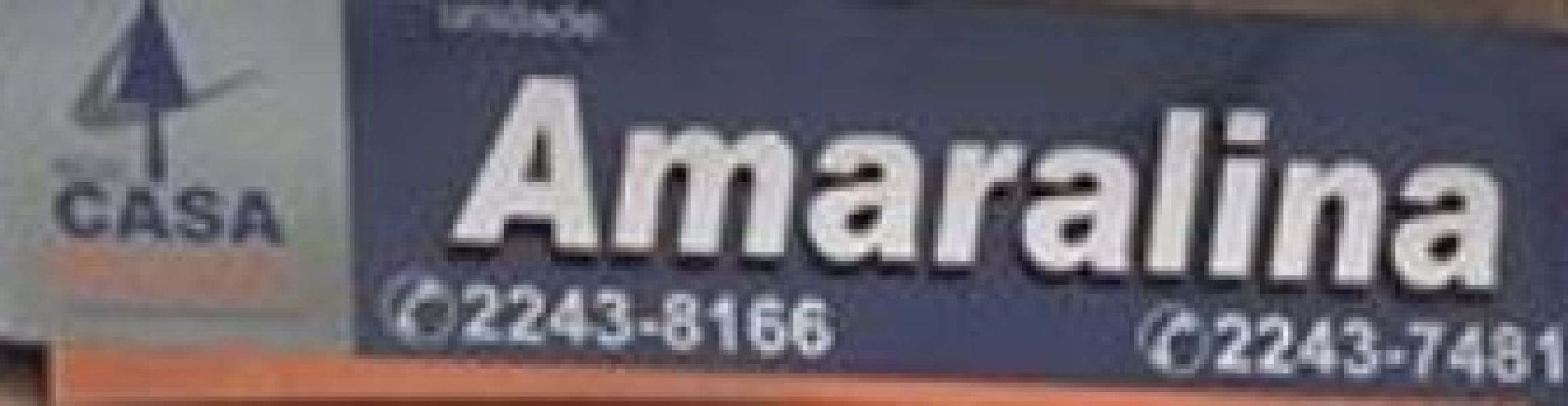 AMARALINA, MATERIAL DE CONSTRUÇÃO