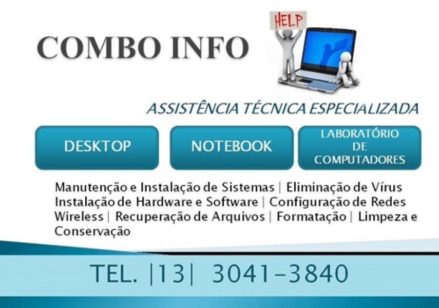 Manutenção e Assistência Técnica em Computadores - COMBO INFO