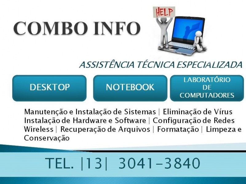 MANUTENÇÃO DE COMPUTADORES NA PONTA DA PRAIA - SANTOS