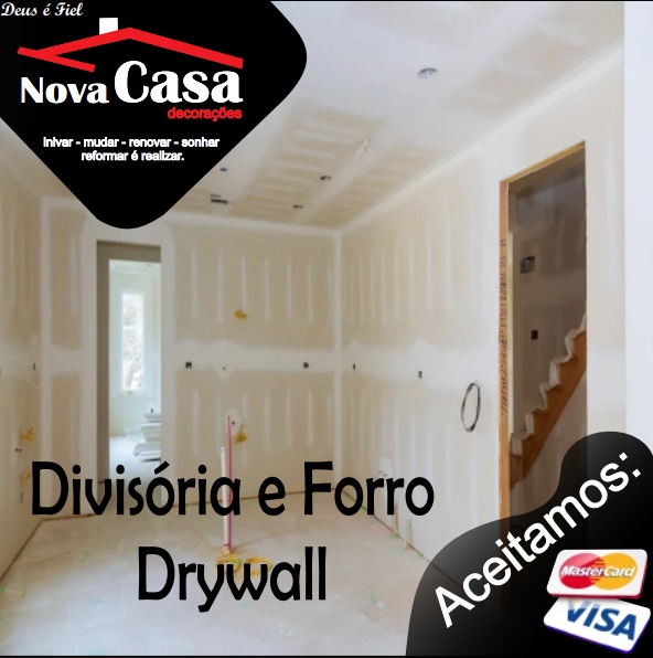 PAREDES EM DRYWALL EM VOLTA REDONDA RJ