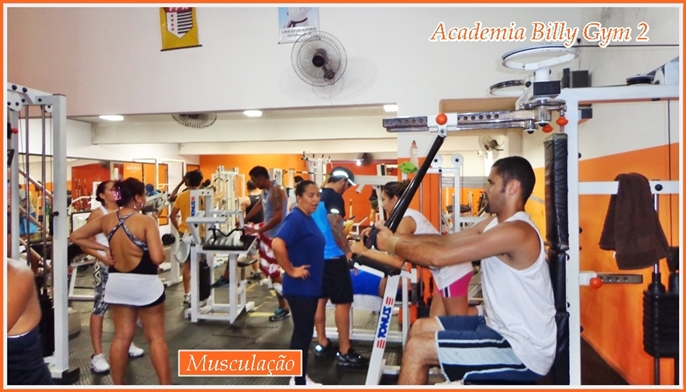 ACADEMIA DE MUSCULAÇÃO EM GUARUJÁ - ACADEMIA BILLY GYM II - SP