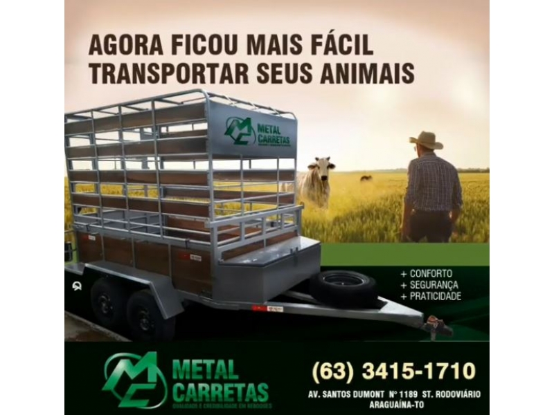 CARRETAS E REBOQUES EM ARAGUAINA