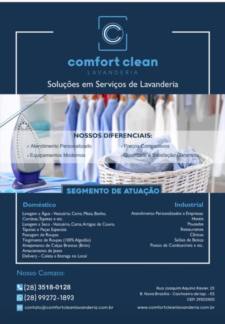 LAVANDERIA DELIVERY EM CACHOEIRO DE ITAPEMIRIM - ES 