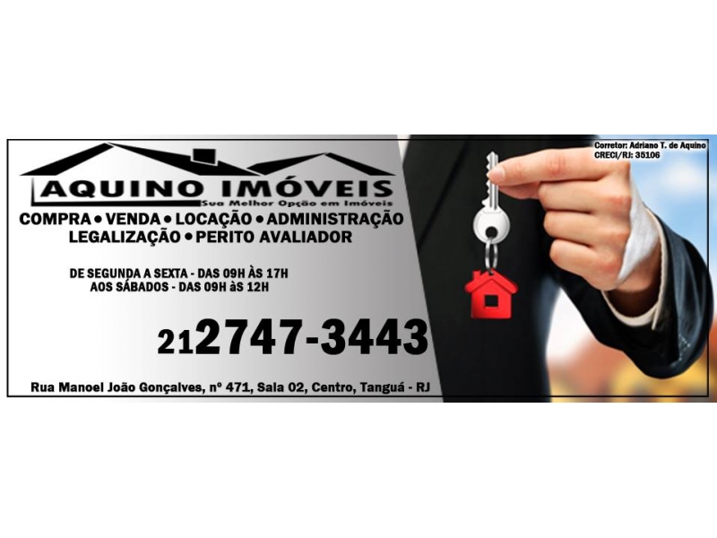 IMOBILIÁRIA EM TANGUÁ - WhatsApp Online - RJ
