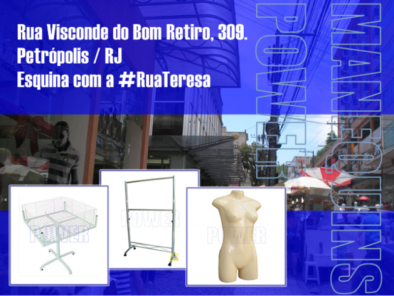 EQUIPAMENTOS PARA LOJAS EM PETRÓPOLIS - RJ