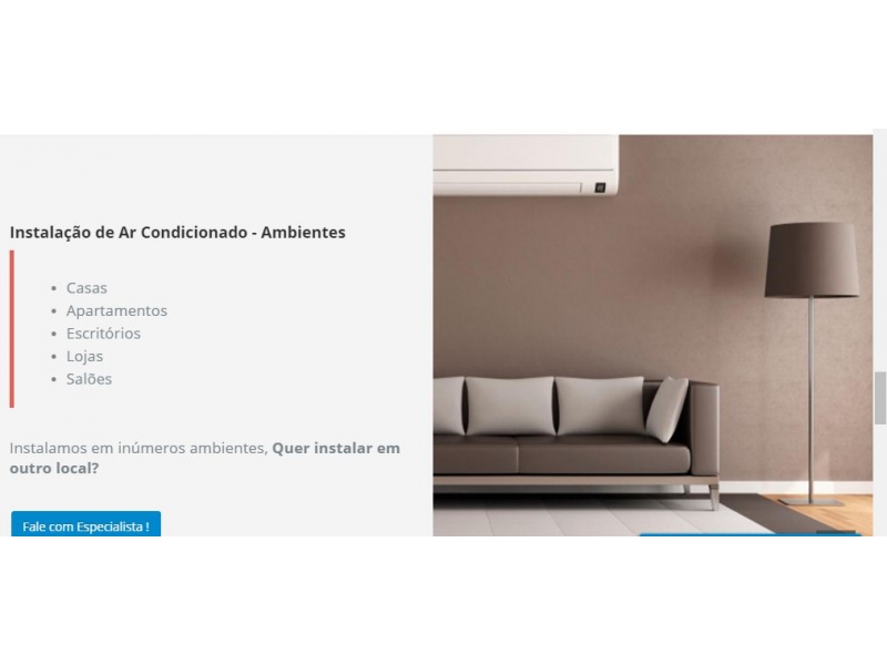 INSTALAÇÃO DE AR CONDICIONADO NO MOINHO VELHO EM SÃO PAULO