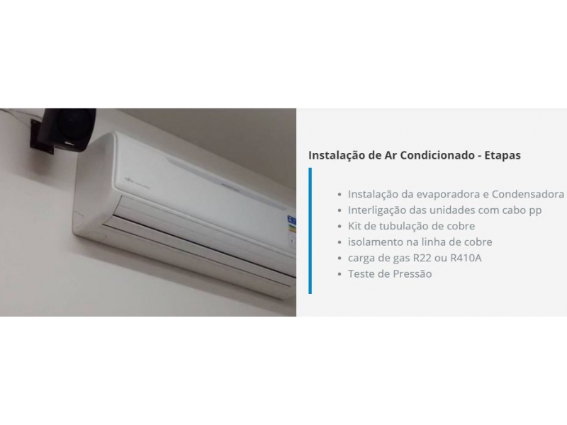 INSTALAÇÃO DE AR CONDICIONADO NO MOINHO VELHO EM SÃO PAULO