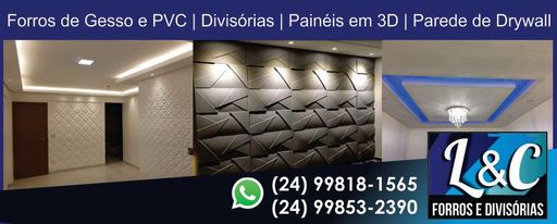 FORRO DE GESSO ACARTONADO EM PINHERAL RJ