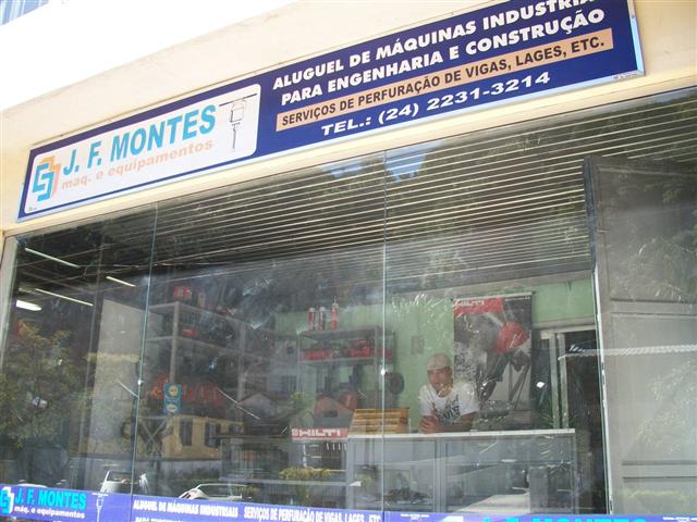 LOCAÇÃO DE MAQUINAS E EQUIPAMENTOS EM PETRÓPOLIS - J F MONTES - RJ