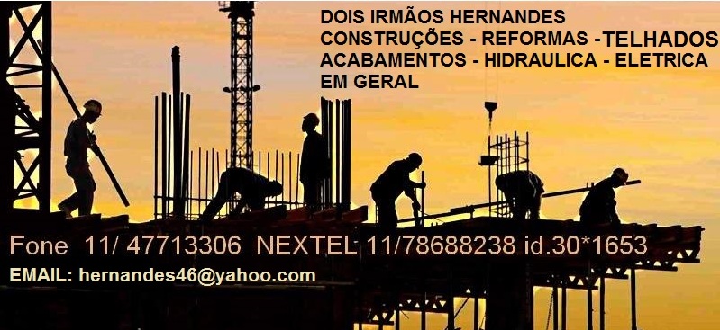 PEDREIRO EM TABOAO DA SERRA - DOIS IRMÃO E HERNANDE - SP