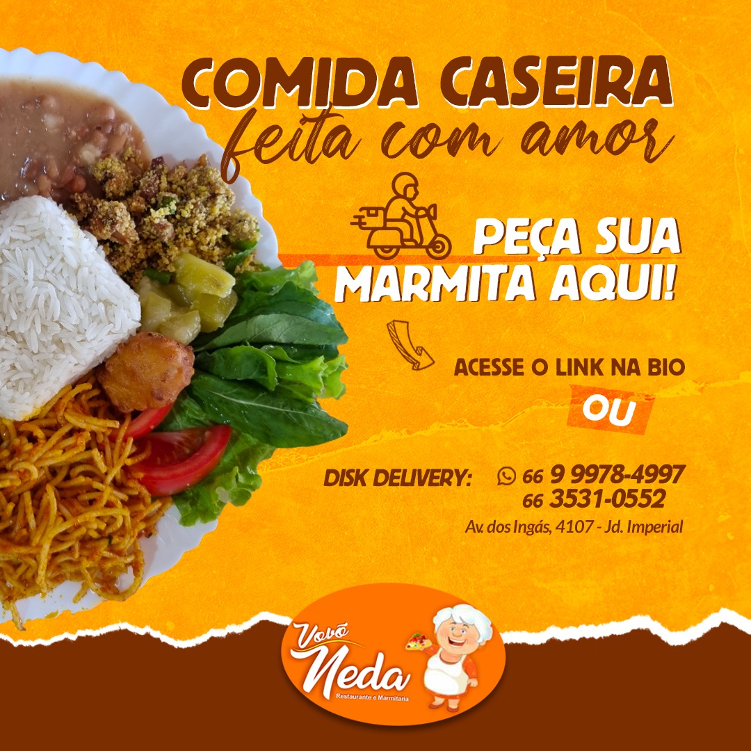 ENTREGA DE MARMITA EM SINOP - MT