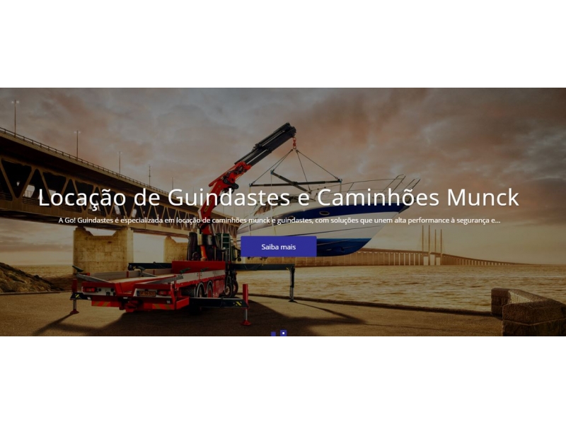 ALUGUEL DE MUNCK EM ÁGUAS VERMELHAS - MG