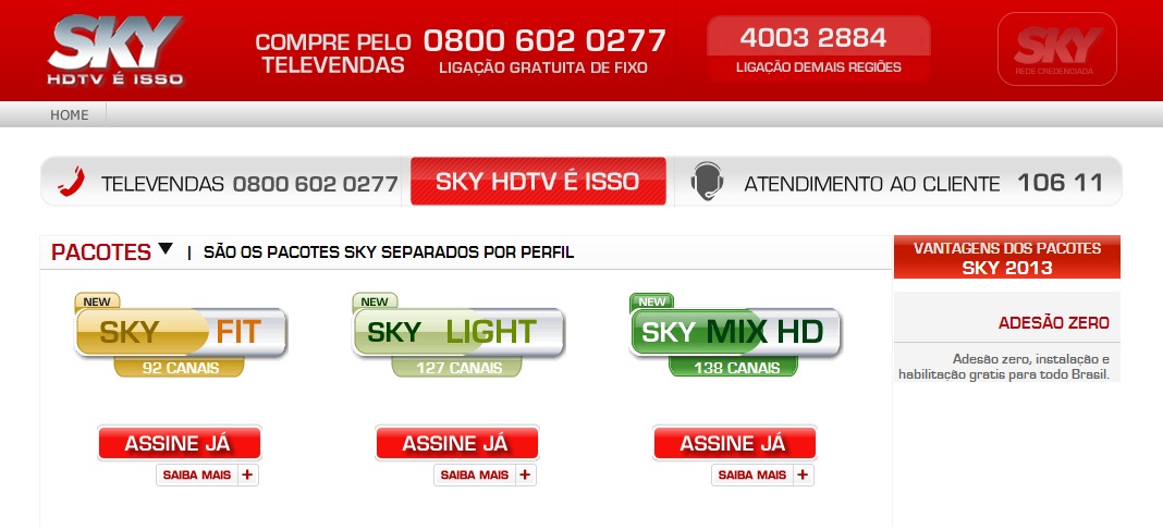 SKY EM PETRÓPOLIS - SKY - RJ