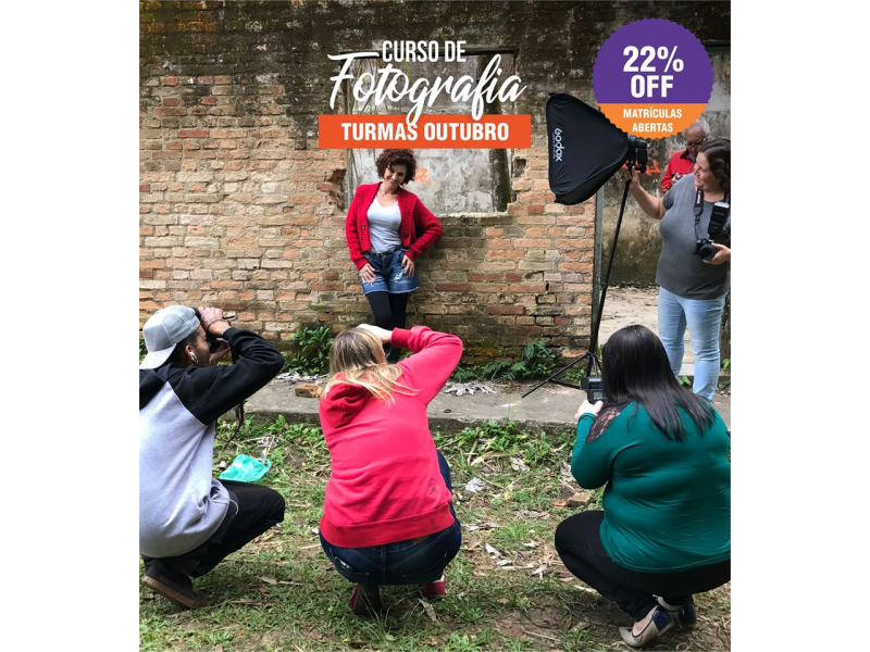 ESCOLA E CURSO DE FOTOGRAFIA EM TAUBATÉ - SP 