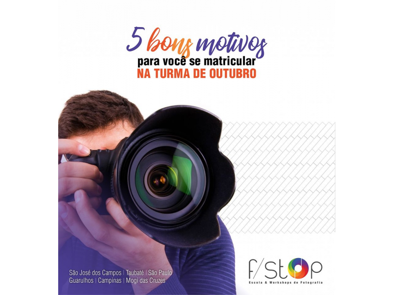 ESCOLA E CURSO DE FOTOGRAFIA EM TAUBATÉ - SP 