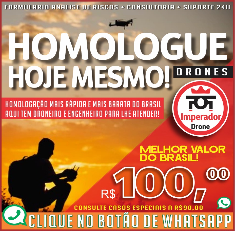 HOMOLOGAR DRONE EM ITAQUERA - SP