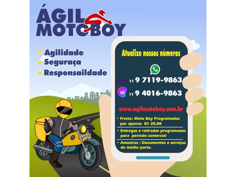 ENTREGAS RAPIDAS MOTOBOY EM INTERLAGOS  - SP