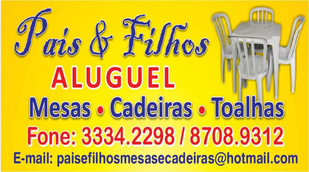 Pais & Filhos Aluguel de Mesas