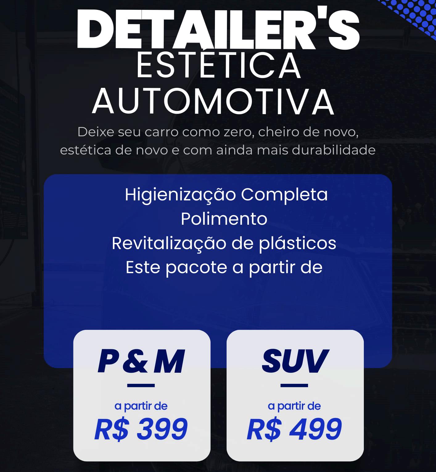 ESTÉTICA E LAVAGEM AUTOMOTIVA EM IMBÉ - RS