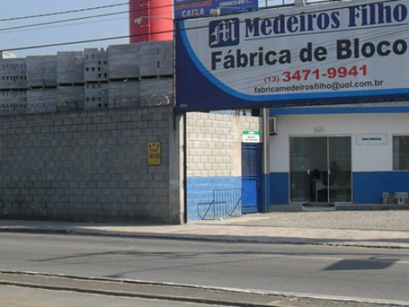 FÁBRICA DE BLOCOS DE CONCRETO EM SANTOS