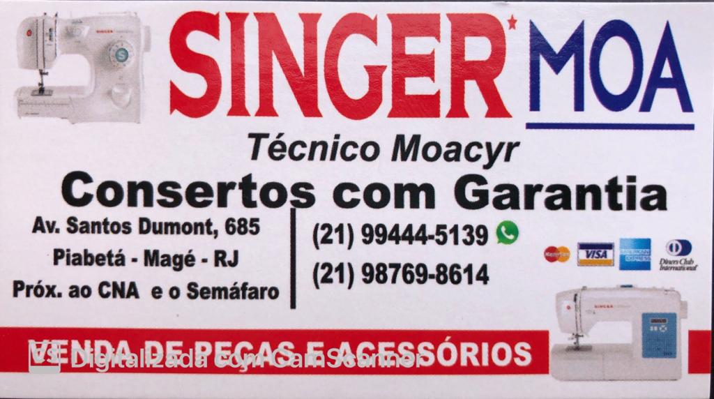 SINGER MOA - TÉCNICO MOACYR
