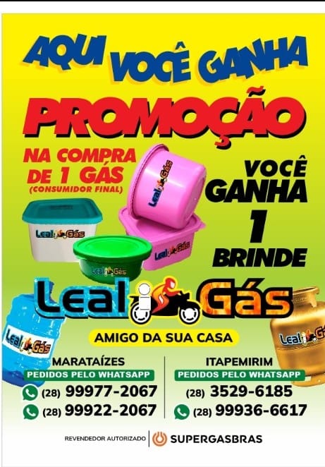 LEAL GÁS - DISK ENTREGA DE GÁS EM MARATAÍZES ES 