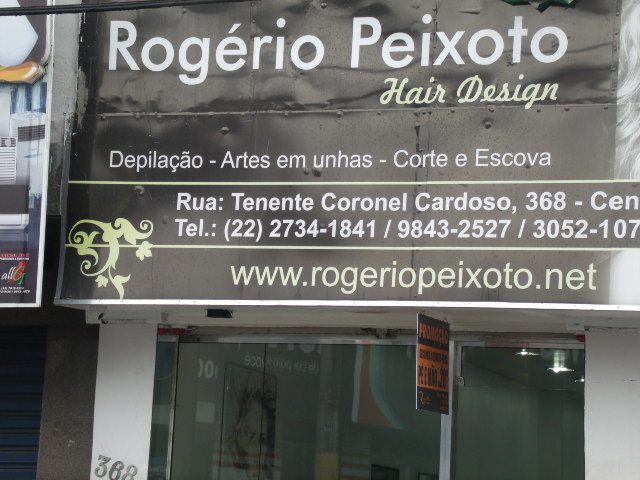 ROGERIO PEIXOTO HAIR DESIGN EM CAMPOS DOS GOYTACAZES
