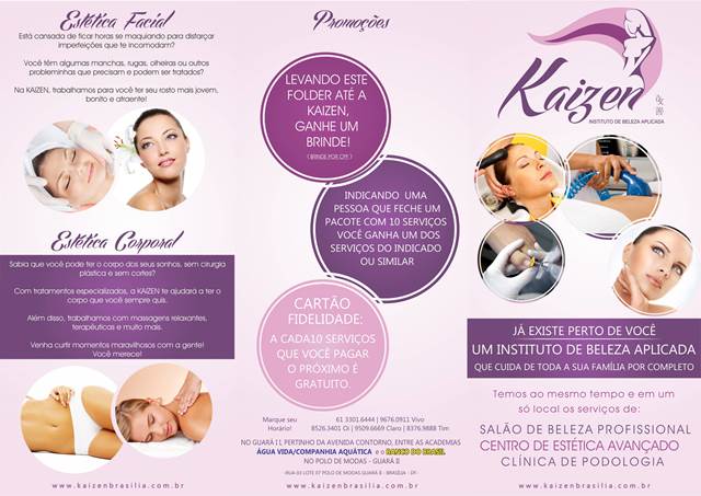 SALAO DE BELEZA ESTETICA CORPORAL FACIAL PODOLOGIA MASSAGEM NO GUARA BRASILIA DF