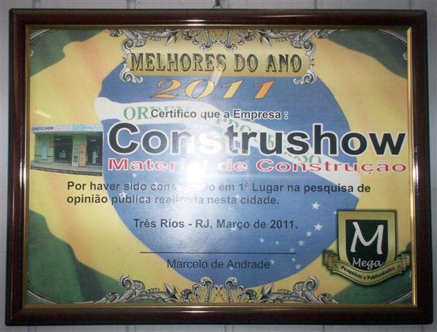 MATERIAL CONSTRUÇÃO EM TRÊS RIOS - CONSTRUSHOW