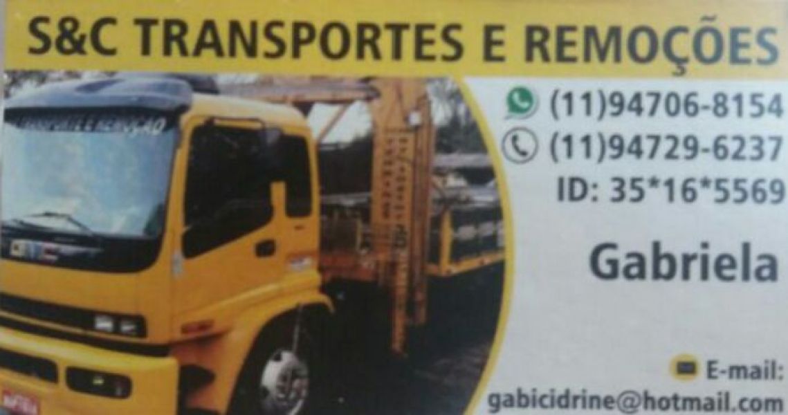 S & C TRANSPORTES E REMOÇÃO