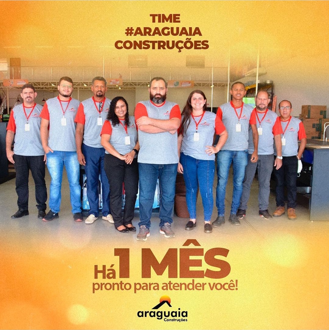 Araguaia Construções. Materiais de Construção em geral. Do básico ao acabamento. 