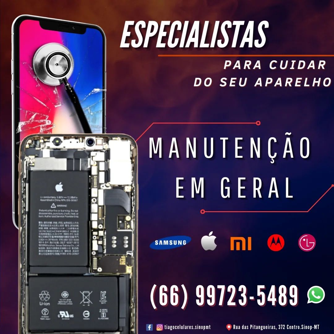 CONSERTO DE CELULAR EM SINOP - MT